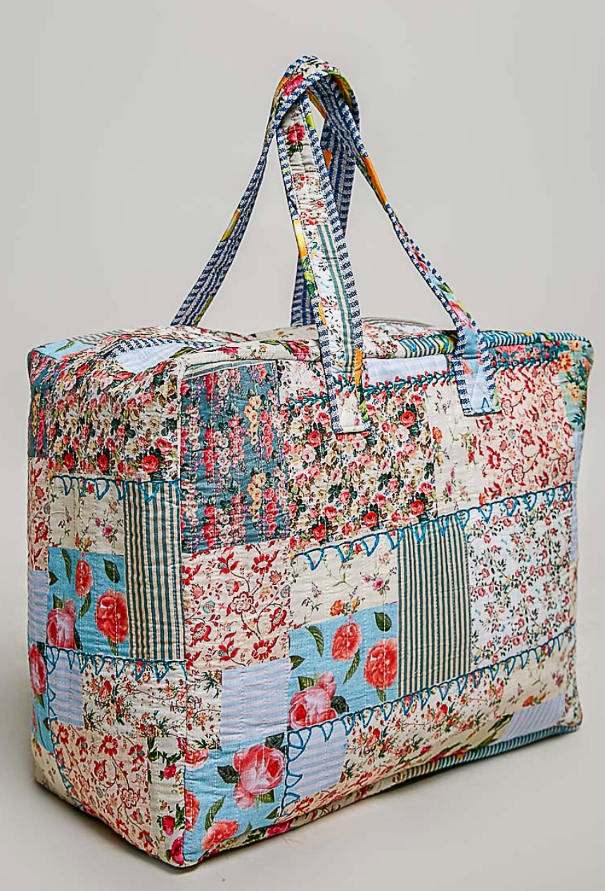 Large Patchwork Tote Bag