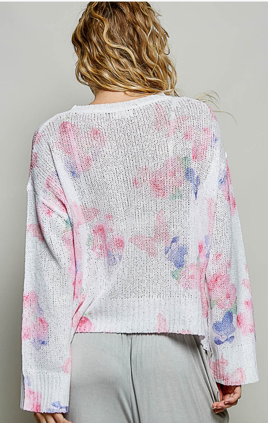 Butterflies Embellished Sweater