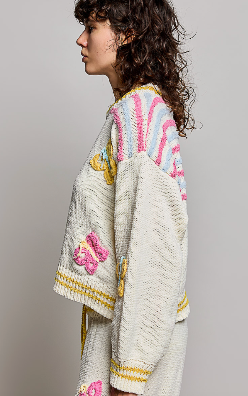Butterflies Are Free To Fly Sweater