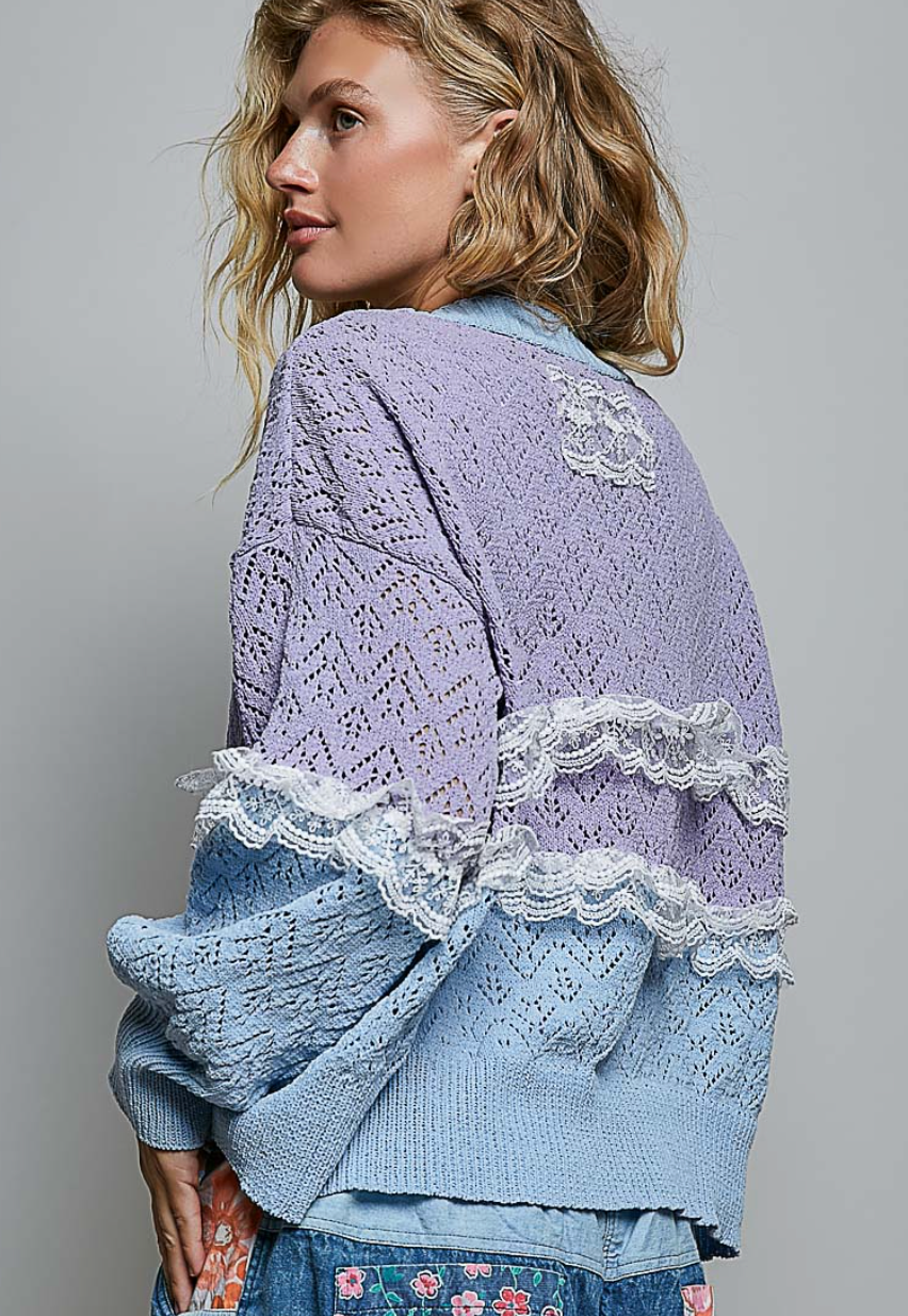 Most Loved Tie Front Sweater
