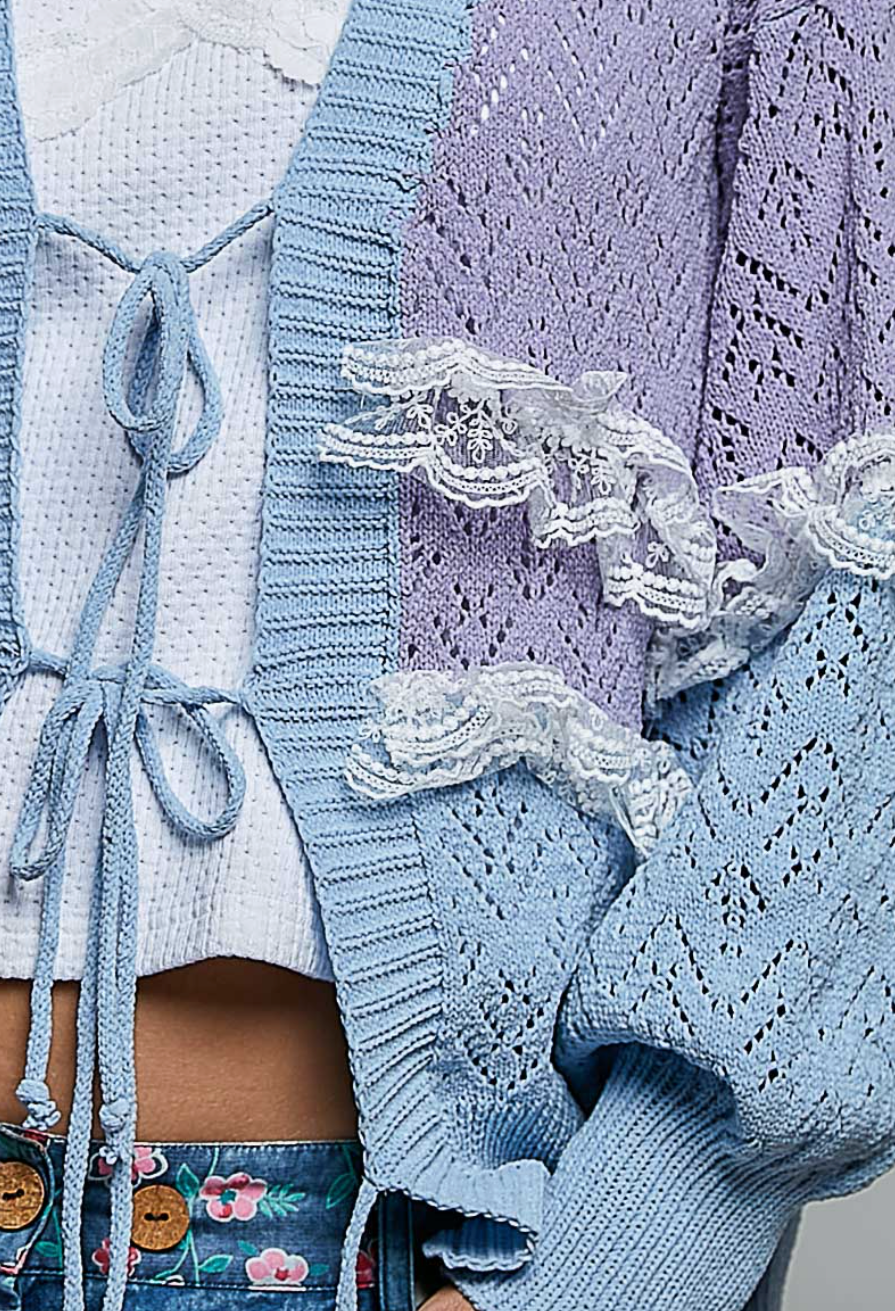 Most Loved Tie Front Sweater