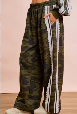 First In Camo Track Pants