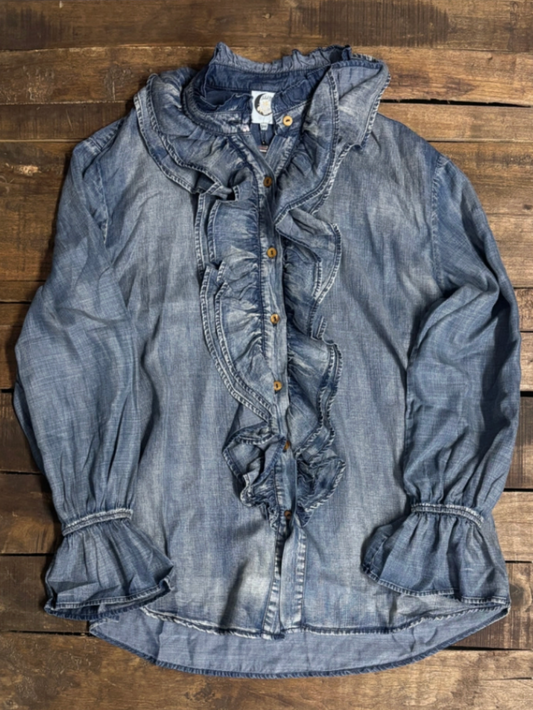 JG A Ruffle In Time Blouse