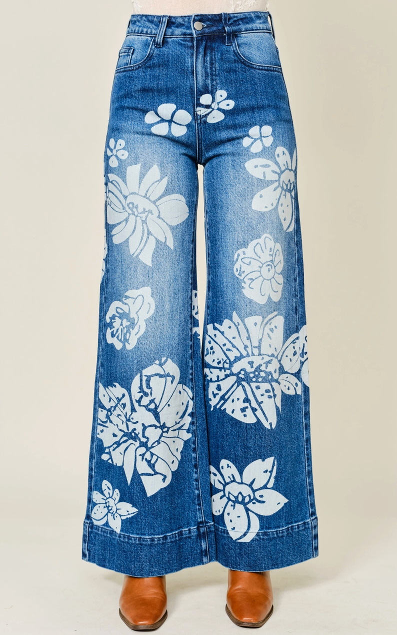 Flower Power Jeans