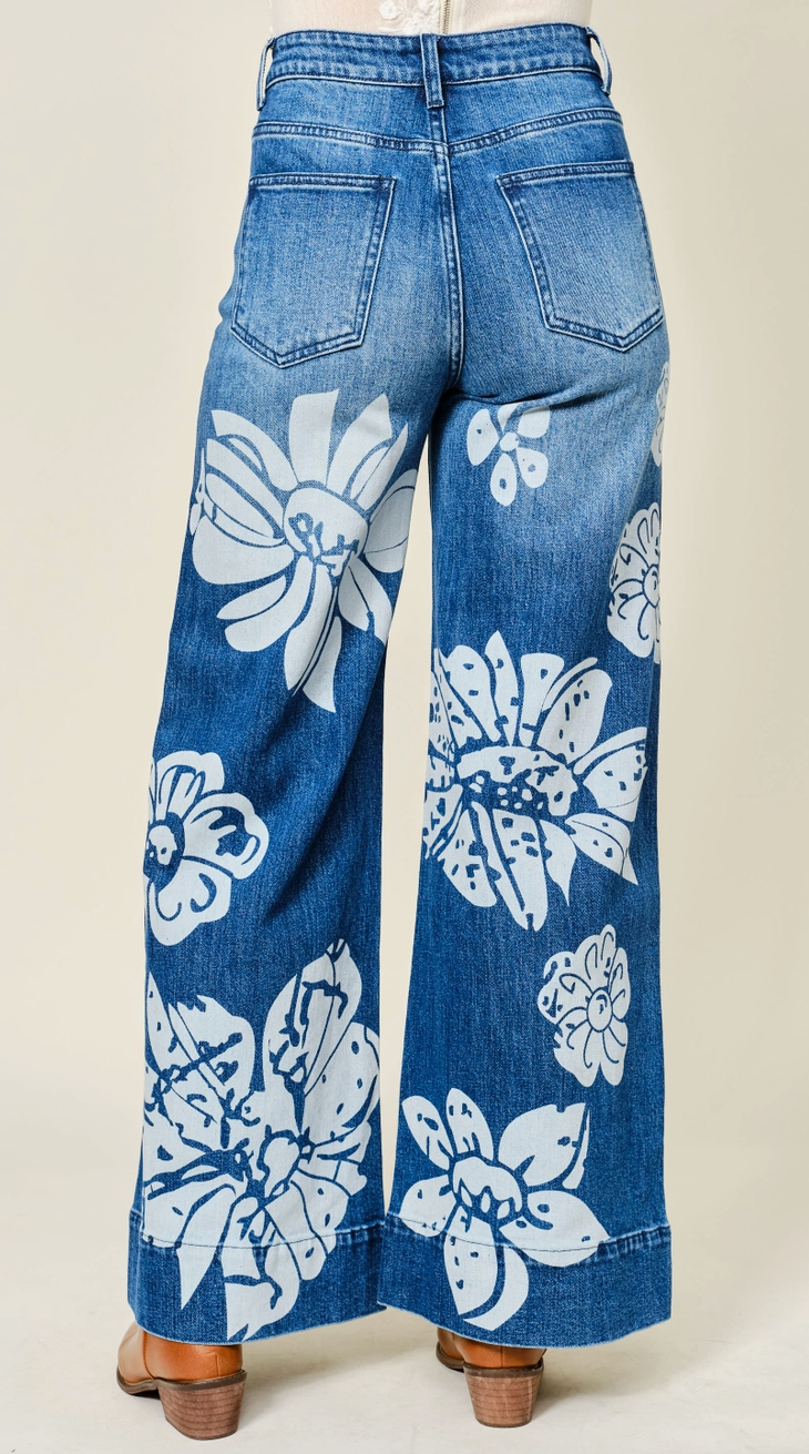 Flower Power Jeans