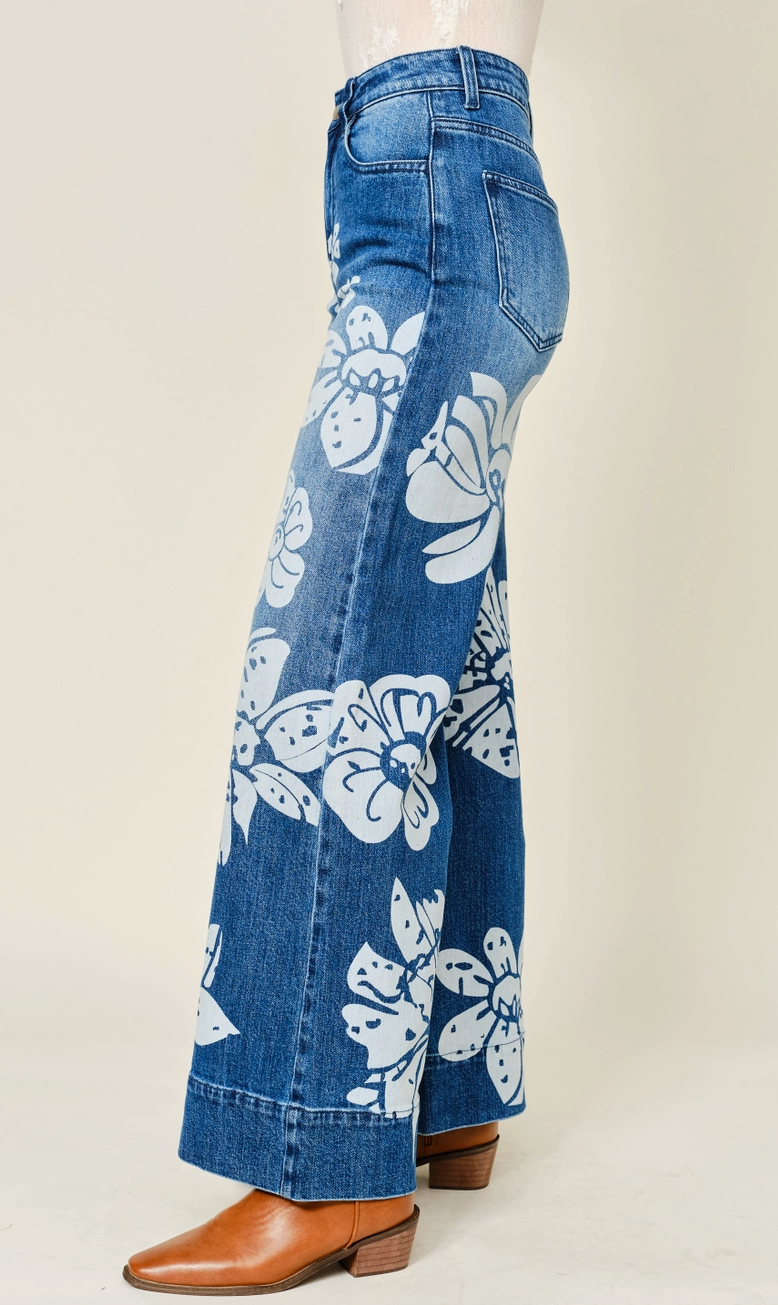 Flower Power Jeans