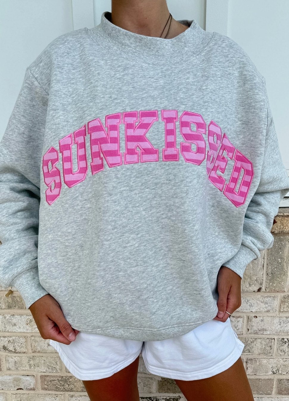 Sunkissed Bubblegum Stirpe Pullover