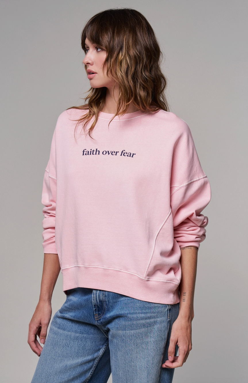 Faith Over Fear Pullover Sweatshirt